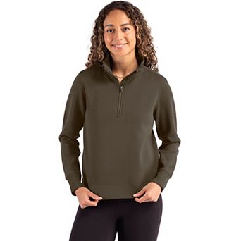 Cutter & Buck Roam Epic Versatility Womens 1/4 Zip Pullover