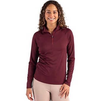 Cutter & Buck Coastline Epic Comfort Recycled Womens 1/4 Zip