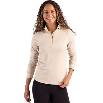 Cutter & Buck Coastline Epic Comfort Recycled Womens 1/4 Zip