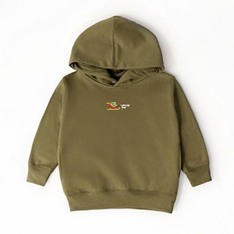 Embroidered Goose Sleigh - Toddler Hoodie