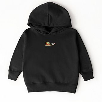 Embroidered Goose Sleigh - Toddler Hoodie