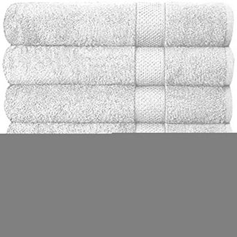 Set of 6 Hotel & Spa Cotton Bath Towels 27x52 inch