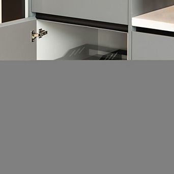 Basicwise Expandable Medium Deep Drawer Organizer Adjustable Pull-Out Cabinet Storage Tray