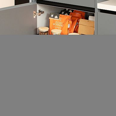 Basicwise Expandable Medium Deep Drawer Organizer Adjustable Pull-Out Cabinet Storage Tray