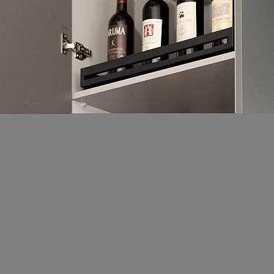 Basicwise Expandable Medium Deep Drawer Organizer Adjustable Pull-Out Cabinet Storage Tray