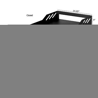 Basicwise Expandable Large Deep Drawer Organizer Adjustable Pull-Out Cabinet Storage