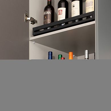 Basicwise Expandable Large Deep Drawer Organizer Adjustable Pull-Out Cabinet Storage