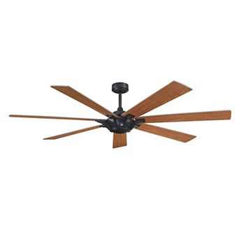 52" Modern Dimmable RGB Smart Ceiling Fan with Light and Remote, App Control, Voice Control