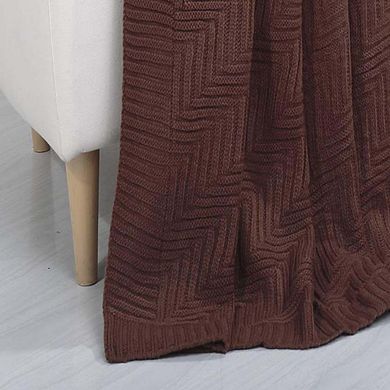Plazatex Pietra Luxury Acrylic Throw Blanket