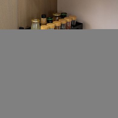 Basicwise Adjustable Height Under Sink Pull-Out Organizer Sliding Shelf Rack