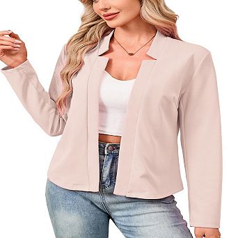 Women's Square Neck Blazer Cardigan Solid Color Slim Fit Elegant Office Wear