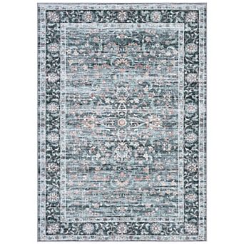 Faux Sherpa Rug Polyester Washable Foldable Mat with Abstract Print for Home