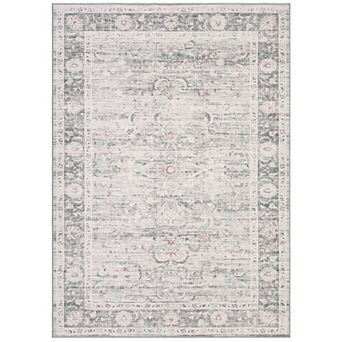 Faux Sherpa Rug Polyester Washable Foldable Mat with Abstract Print for Home