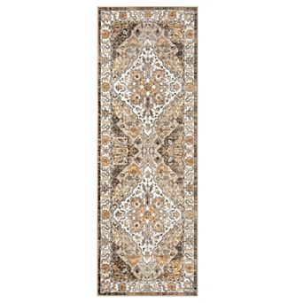 Grey Pearl Velvet Rug High Pile Abstract Print Washable Foldable Plush Mat