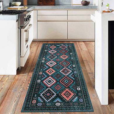 Washable Geometric Modern Rustic Area Rugs for Living Room Bedroom Nursery Office Farmhouse Hallway