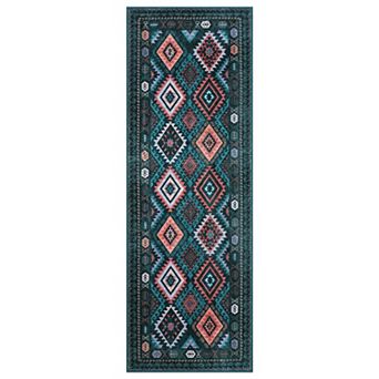 Washable Geometric Modern Rustic Area Rugs for Living Room Bedroom Nursery Office Farmhouse Hallway