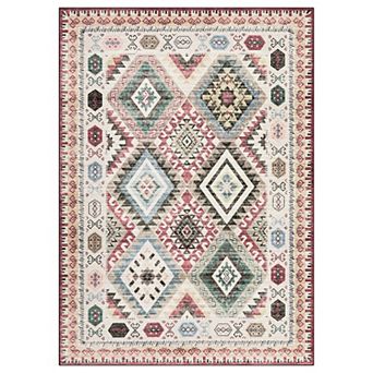 Washable Geometric Modern Rustic Area Rugs for Living Room Bedroom Nursery Office Farmhouse Hallway