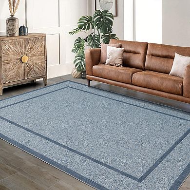 Indoor Area Rug Weather Resistant Easy to Clean Stain Resistant Floor Mat Stylish for Dining Room