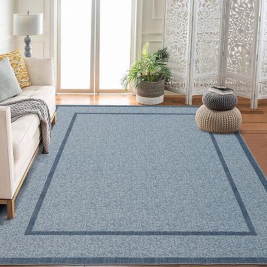 Indoor Area Rug Weather Resistant Easy to Clean Stain Resistant Floor Mat Stylish for Dining Room