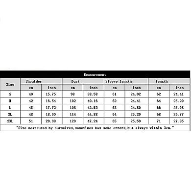 Women's Santa Claus Christmas Sweater Crewneck Pullover Soft Cozy