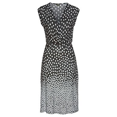 Lascana Women's Polka Dot V-Neck Dress