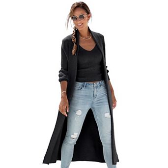 Lascana Women's Long Knit Cardigan