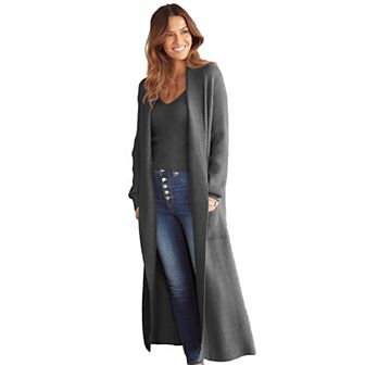 Lascana Women's Long Knit Cardigan