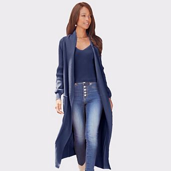 Lascana Women's Long Knit Cardigan