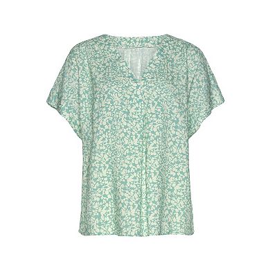 Lascana Women's Printed V-Neck Blouse