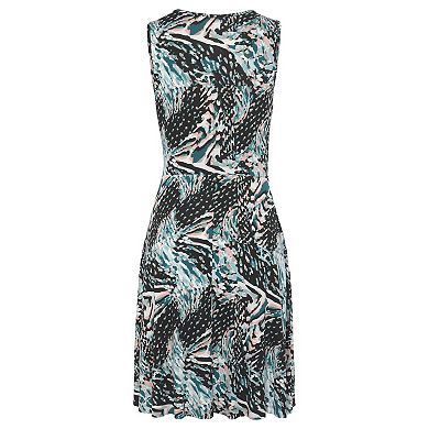 Lascana Women's Printed Keyhole Dress