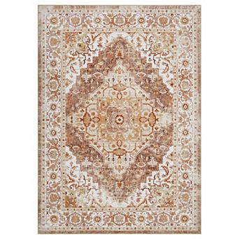 Washable Boho Accent Area Rugs Runner Rugs Neutral Carpet for Living Room Nursery Office Hallway