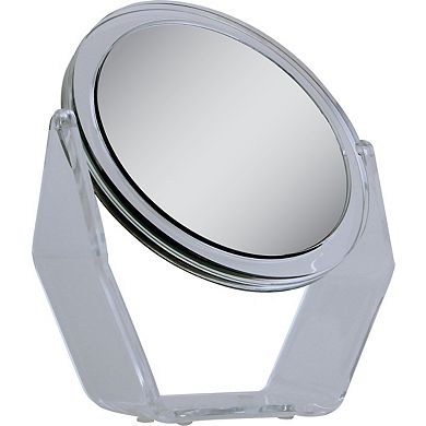 Dual Countertop Vanity Mirror — 7X/1X Magnification (360° Swivel)