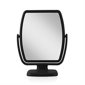 GEO Countertop Vanity Mirror — 5X/1X Dual Magnification (360° Swivel)