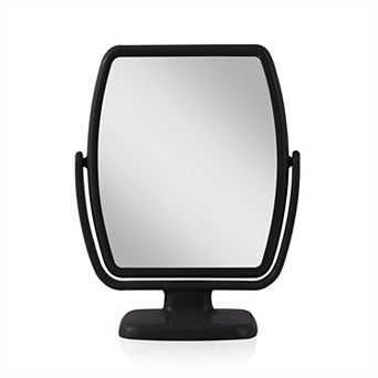 GEO Countertop Vanity Mirror — 5X/1X Dual Magnification (360° Swivel)