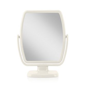 GEO Countertop Vanity Mirror — 5X/1X Dual Magnification (360° Swivel)