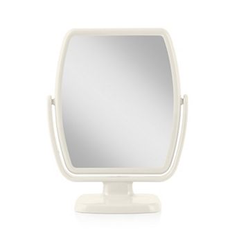 GEO Countertop Vanity Mirror — 5X/1X Dual Magnification (360° Swivel)