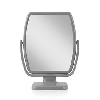 GEO Countertop Vanity Mirror — 5X/1X Dual Magnification (360° Swivel)