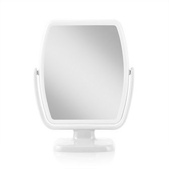 GEO Countertop Vanity Mirror — 5X/1X Dual Magnification (360° Swivel)