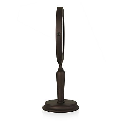 Dual-Sided Countertop Mirror — 10X/1X Magnification (360° Swivel)