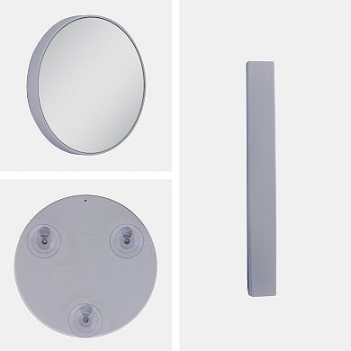 Compact Mirror with 20X Magnification — Suction-Cup Mount