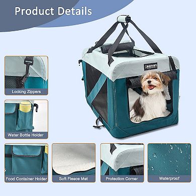 GOOPAWS Soft-Sided Dog & Cat Crate