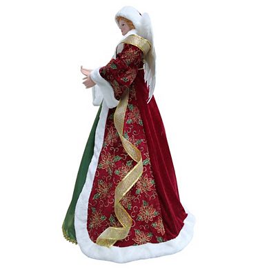 38.6” Caucasian Angel Elegant Holiday Christmas Decoration