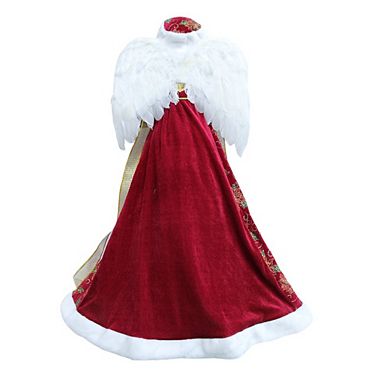 38.6” Caucasian Angel Elegant Holiday Christmas Decoration