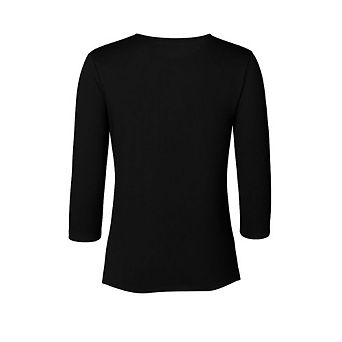 Women's Bonded 3/4" Sleeve Top