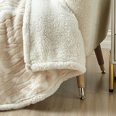 Alaska Sherpa Decorative Super Soft Throw Blanket for Sleep/Decor 2 Pack