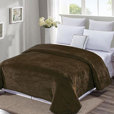 Micro Plush Solid Parteen Soft Comfortable and Lightweight Blanket