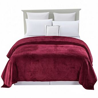 Micro Plush Solid Parteen Soft Comfortable and Lightweight Blanket