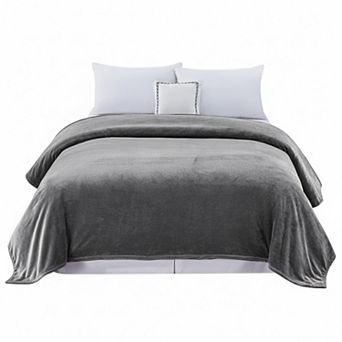 Micro Plush Solid Parteen Soft Comfortable and Lightweight Blanket