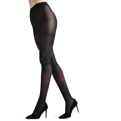 Nikko Floral Wave Opaque Tights