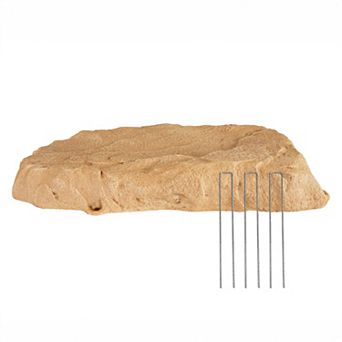 Sunnydaze Outdoor Polyresin Landscape Rock Septic Cover with Stakes